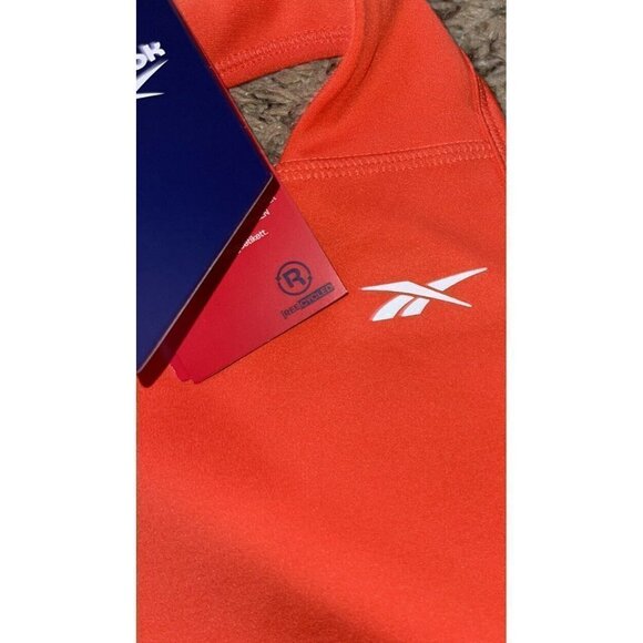 Reebok NWT Plus Size Running Essentials High-Impact Bra Dynamic Orange 1X - Picture 3 of 10
